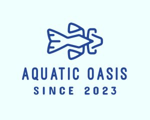 Aquatic Pet Catfish logo design