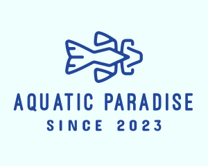 Aquatic Pet Catfish logo design