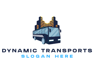 Logistic Bus Transport logo design