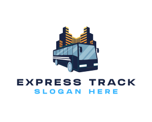 Logistic Bus Transport logo design