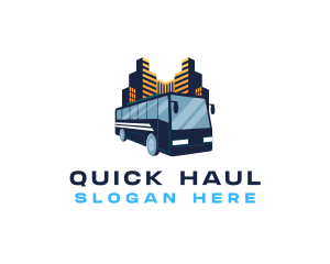 Logistic Bus Transport logo design