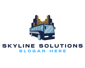 Logistic Bus Transport logo design