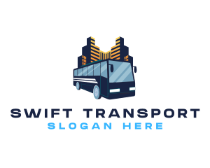 Logistic Bus Transport logo design