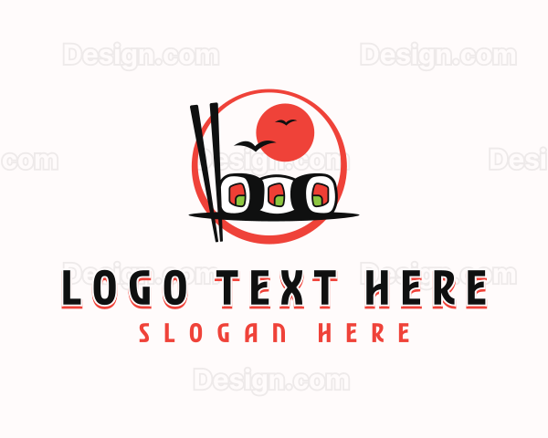 Gourmet Sushi Dining Logo