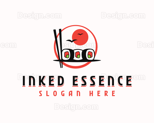 Gourmet Sushi Dining Logo