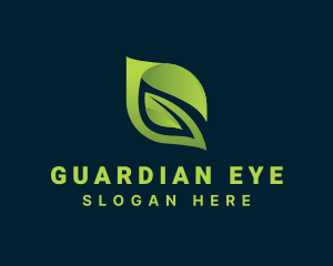 Eye Leaf Botanical logo design