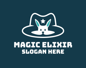 Magic Bunny Hat logo design