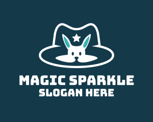 Magic Bunny Hat logo design