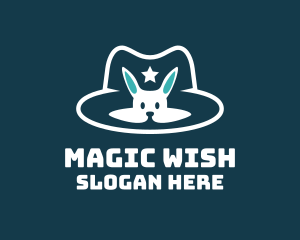 Magic Bunny Hat logo design