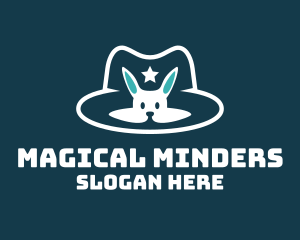 Magic Bunny Hat logo design