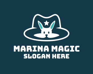 Magic Bunny Hat logo design