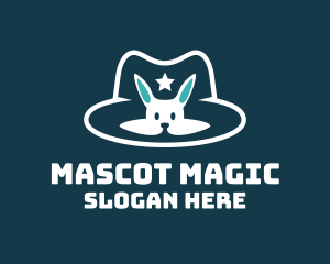 Magic Bunny Hat logo design