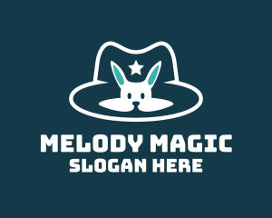 Magic Bunny Hat logo design