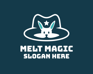 Magic Bunny Hat logo design