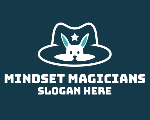 Magic Bunny Hat logo design