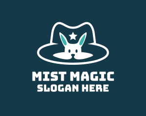 Magic Bunny Hat logo design