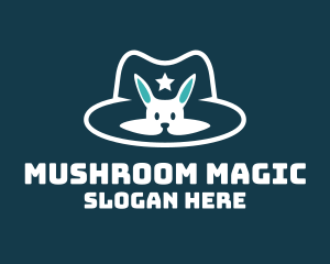 Magic Bunny Hat logo design