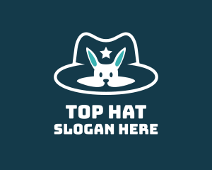 Magic Bunny Hat logo design