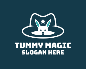 Magic Bunny Hat logo design