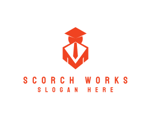 College Graduate Employee logo design