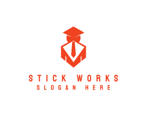 College Graduate Employee logo design