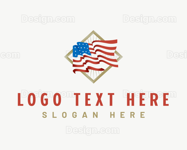 American Flag Patriot Logo