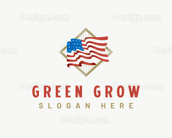 American Flag Patriot Logo