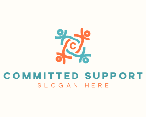 Community People Organization logo design