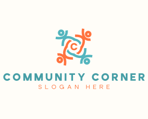 Community People Organization logo design