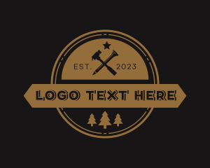 Rustic Wood Carpentry logo