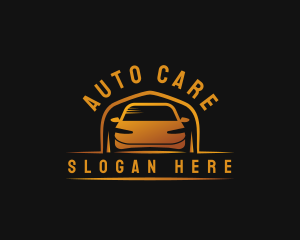 Gold Luxury Vehicle logo design