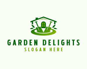 Shovel Garden Landscaping logo design