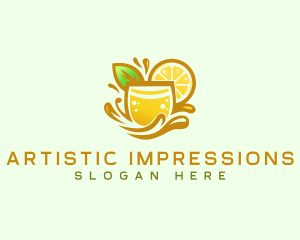 Lemonade Citrus Juice logo design