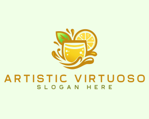 Lemonade Citrus Juice logo design