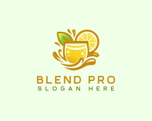 Lemonade Citrus Juice logo design