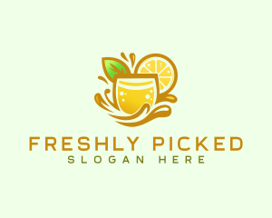 Lemonade Citrus Juice logo design