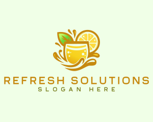 Lemonade Citrus Juice logo design