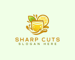 Lemonade Citrus Juice logo design