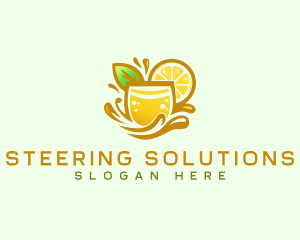 Lemonade Citrus Juice logo design