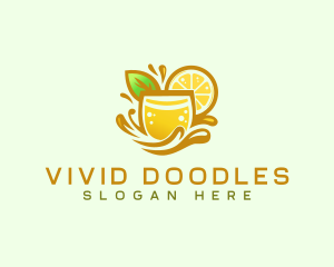 Lemonade Citrus Juice logo design