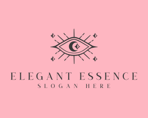 Cosmic Boho Eye logo design