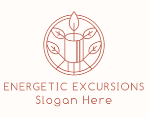 Natural Eco Candle  logo design