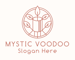 Natural Eco Candle  logo design