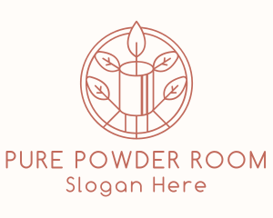 Natural Eco Candle  logo design