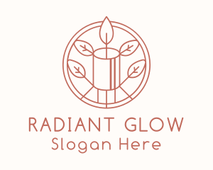 Natural Eco Candle  logo design