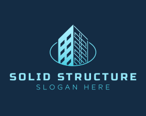 Tower Building Structure logo design