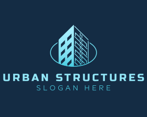 Tower Building Structure logo design