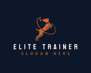 Leash Dog Trainer logo design