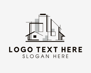 House Builder Architect Logo