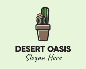 Cactus Flower Pot  logo